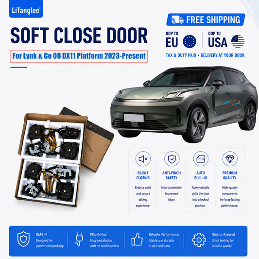 Para Lynk & Co 08 DX11 | Kit de puertas de succión de cierre suave automático premium LiTanglee