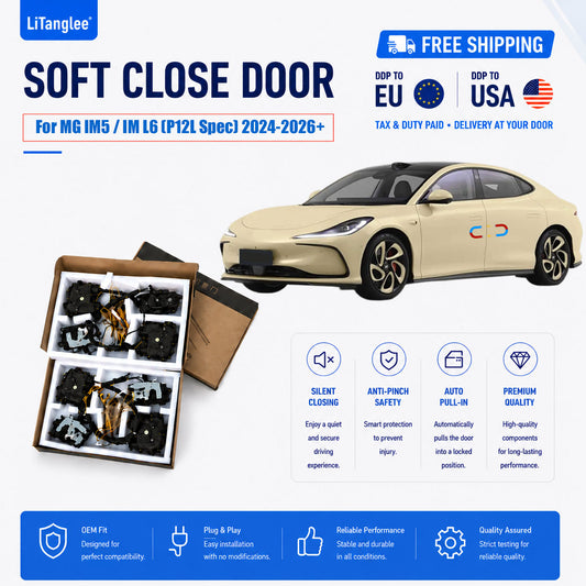 For MG IM5 / IM L6 (P12L Spec) (2024-2026+) Electric Soft Close Door Upgrade Kit | LiTanglee