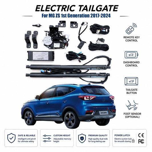 For MG ZS 1st Generation 2017-2024 Automatic Power Tailgate Lift Kit | Electric Trunk Opener | Ultra-Silent | OEM Fit & CE Certified