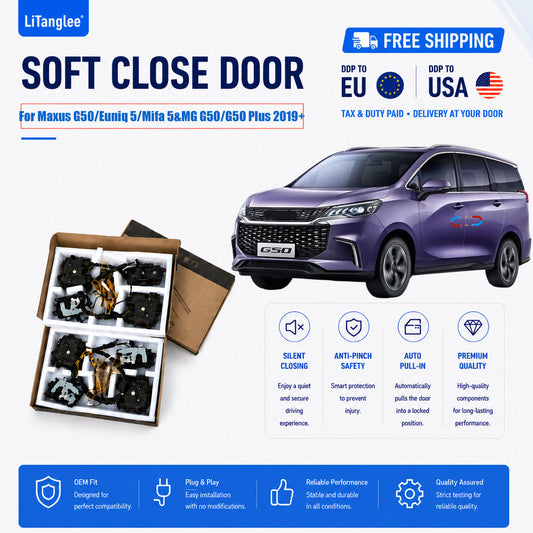 For Maxus G50 / Euniq 5 / Mifa 5 & MG G50 / G50 Plus (2019-2026+) Electric Soft Close Door Upgrade Kit | LiTanglee