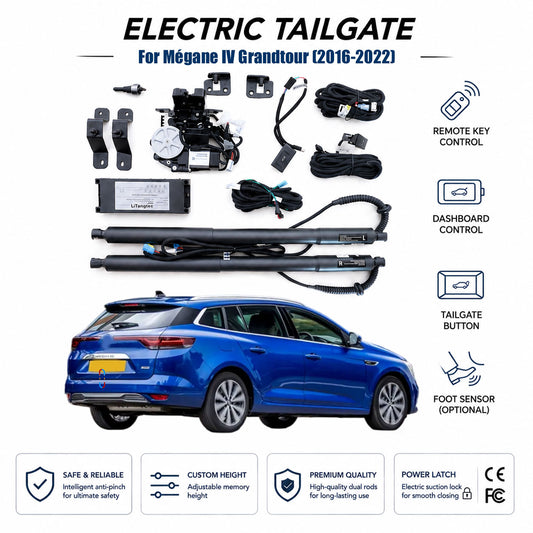 Electric Power Tailgate Lift for Renault Mégane IV Grandtour (2016-2022) | Renault Estate Smart Trunk Upgrade | CE & FCC Certified