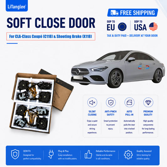 For Mercedes-Benz CLA-Class Coupé (C118) & Shooting Brake (X118) 2019+ 4-Door Electric Soft Close System | LiTanglee