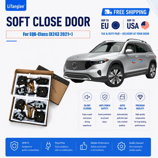 For Mercedes-Benz EQB-Class EV (X243) 2021+ 4-Door Electric Soft Close Kit | LiTanglee