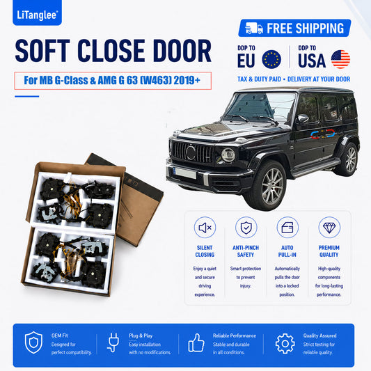 For Mercedes-Benz G-Class & AMG G 63 (W463) 2012+ Electric Soft Close OEM Lock Replacement Kit | LiTanglee