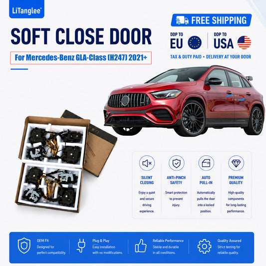 For Mercedes-Benz GLA-Class (H247) 2021+ 4-Door Electric Soft Close System LiTanglee