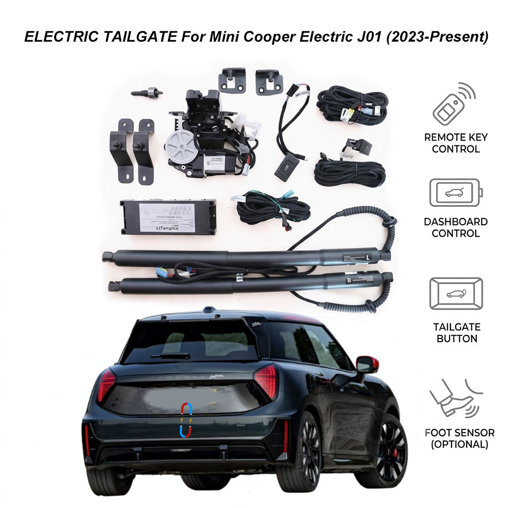 Electric Power Tailgate Lift for Mini Cooper Electric J01 (2023-Present) | Mini J01 Smart Trunk Opener | CE & FCC Certified