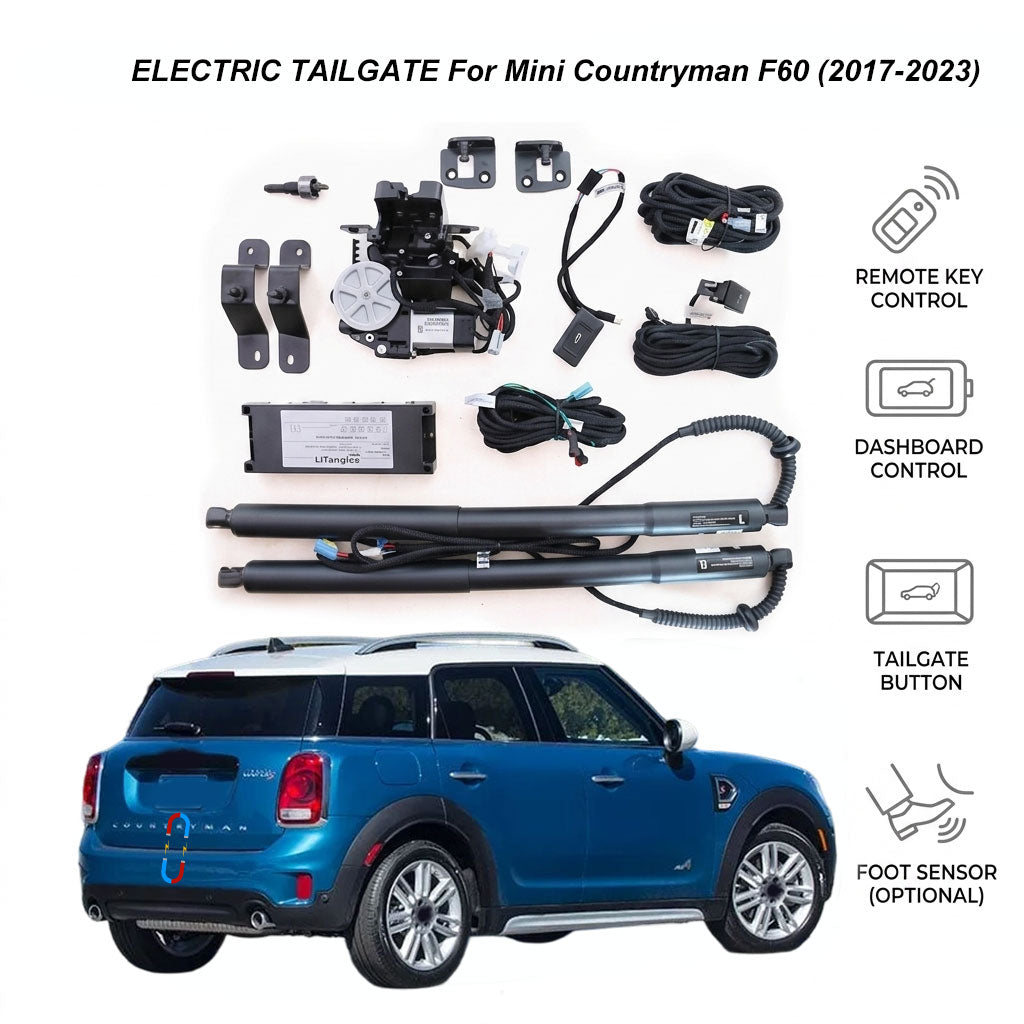 Electric Power Tailgate Lift for Mini Countryman F60 (2017-2023) | Mini F60 Smart Trunk Opener | CE & FCC Certified