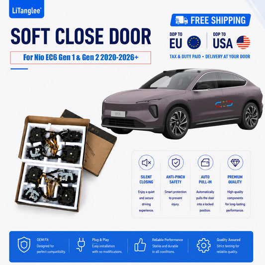 For Nio EC6 (Gen 1 & Gen 2 2020-2026+) Electric Soft Close Door Upgrade Kit | LiTanglee