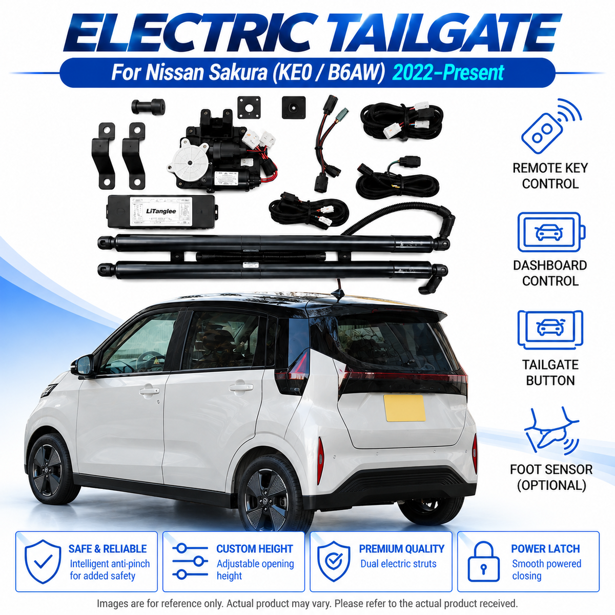 For Nissan Sakura KE0 B6AW 2022-present Electric Power Tailgate Liftgate System Smart Automatic Trunk Opening and Closing Kit