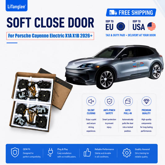 For Porsche Cayenne Electric X1A X1B (2026+) Electric Soft Close Door Kit | LiTanglee