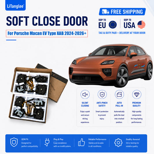 For Porsche Macan EV Type XAB (2024-2026+) Electric Soft Close Door Kit | LiTanglee
