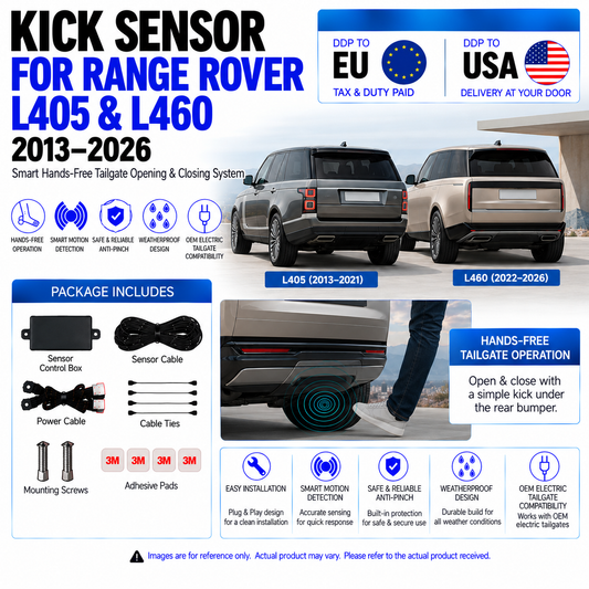 For Land Rover Range Rover L405 L460 (2013-Present) Electric Power Tailgate Kick Sensor | Smart Hands-Free Trunk Opener
