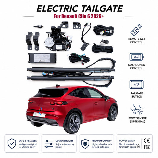 For Renault Clio 6 2026+ Automatic Power Tailgate Lift Kit | Electric Trunk Opener | Ultra-Silent | OEM Fit & CE Certified