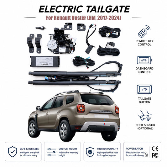 Electric Power Tailgate Lift for Renault Duster (HM, 2017-2024) | Smart Trunk Opener Upgrade | CE & FCC Certified