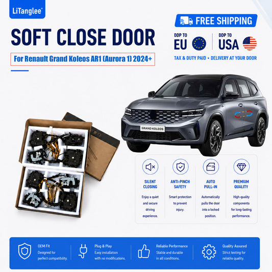 For Renault Grand Koleos AR1 (Aurora 1) 2024+ Electric Soft Close Door Upgrade Kit | LiTanglee