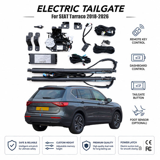 For SEAT Tarraco 2018-2026 Automatic Power Tailgate Lift Kit | Electric Trunk Opener | Ultra-Silent | OEM Fit & CE Certified