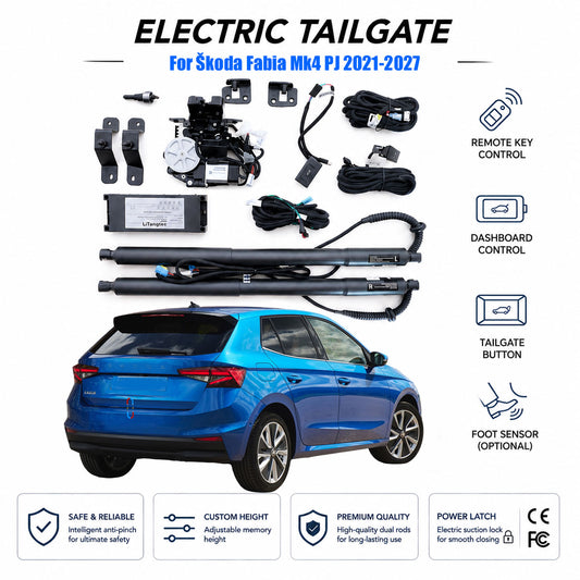 For Škoda Fabia Mk4 PJ 2021-2026 Automatic Power Tailgate Lift Kit | Electric Trunk Opener | Ultra-Silent | OEM Fit & CE Certified