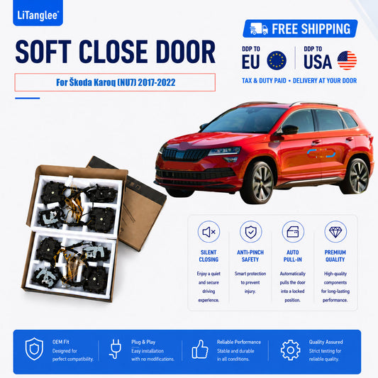 For Škoda Karoq (NU7) 2017-2022 Premium Electric Soft Close Door Kit