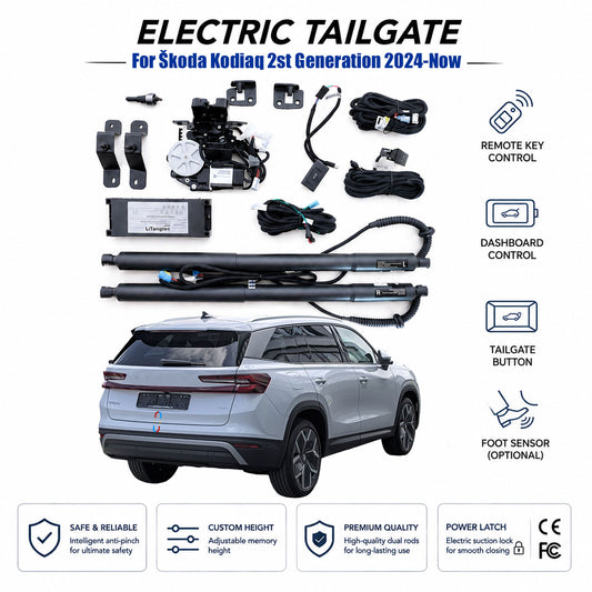 For Škoda Kodiaq 2nd Generation 2024-2027 Automatic Power Tailgate Lift Kit | Electric Trunk Opener | Ultra-Silent | OEM Fit & CE Certified