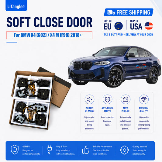 For BMW X4 (G02) / X4 M (F98) Premium Soft-Close Electric Suction Doors (LHD & RHD)