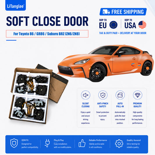 For Toyota 86 / GR86 / Subaru BRZ (ZN6/ZN8) Premium Electric Soft Close Door Kit