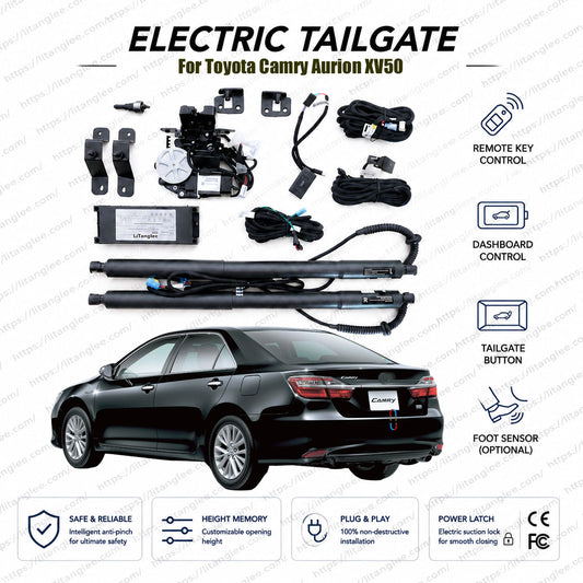 Für Toyota Camry Aurion XV50 2011-2017 Automatisches Heckklappenlift-Kit | 50 Series Executive | Smart Trunk Opener | Ultra-leise | OEM Passform & CE-zertifiziert