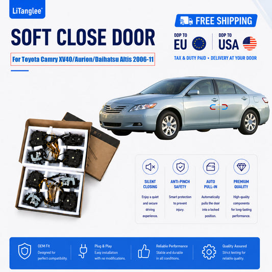 For Toyota Camry XV40 / Aurion / Daihatsu Altis (2006-2011) electric Soft Close Door Upgrade Kit | LiTanglee