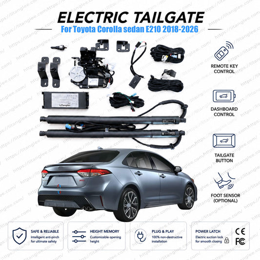 Für Toyota Corolla Limousine E210 2019-2026 Automatischer Heckklappenlift | Intelligenter elektrischer Kofferraumöffner | Altis | Ultraleise | OEM Passgenau & CE-zertifiziert