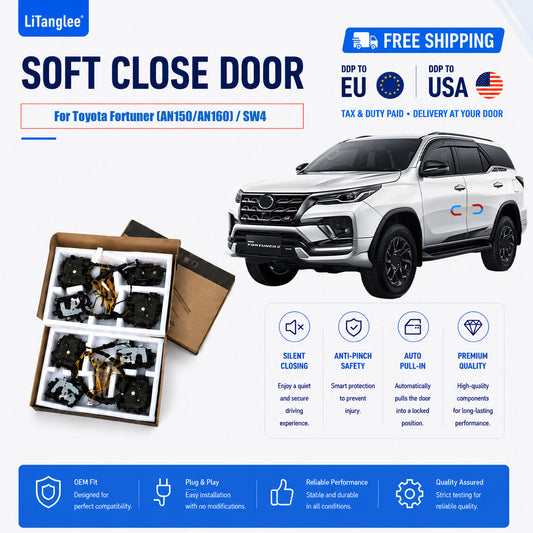 For Toyota Fortuner (AN150/AN160) / SW4 Premium Electric Soft Close Door Kit