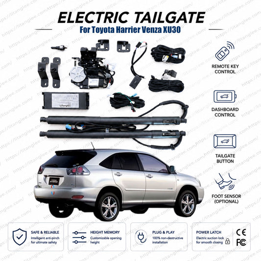 Für Toyota Harrier XU30 2003-2009 Automatisches elektrisches Heckklappen-Hub-Kit | Intelligenter elektrischer Kofferraumöffner | RX300 RX330 RX350 RX400h | OEM-Passform