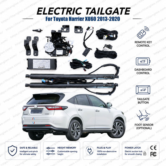 Für Toyota Harrier XU60 2013-2020 Elektrische Heckklappe | Smarter elektrischer Kofferraumöffner | 60er Serie | Ultra-leise | OEM Passform & CE-zertifiziert