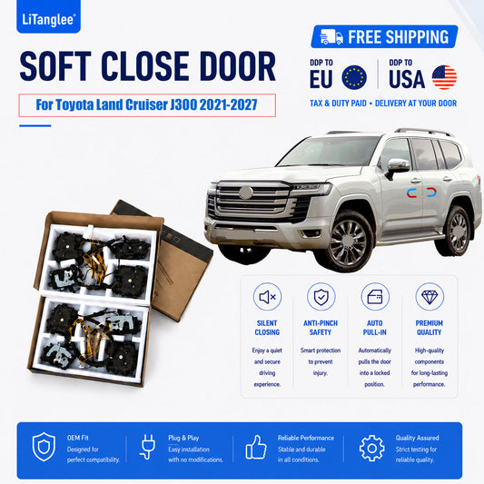 For Toyota Land Cruiser (J300) 2021-2026 Premium Electric Soft Close Door Upgrade Kit