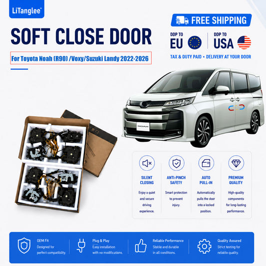 For Toyota Noah (R90) / Voxy / Suzuki Landy 2022-2026 Premium Electric Soft Close Door Kit
