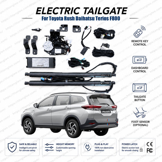 Für Toyota Rush Daihatsu Terios F800 2017-2027 Elektrische Heckklappe | Smarter Kofferraumöffner | Ultra-Leise | OEM Passform & CE Zertifiziert