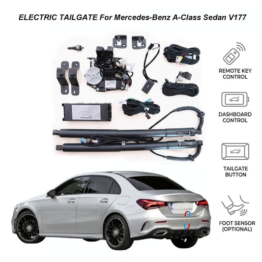 Elektrische Heckklappe für Mercedes-Benz A-Klasse Limousine V177 (2018-Heute) | Smarter Kofferraumöffner | CE-zertifiziert, Automobilqualität