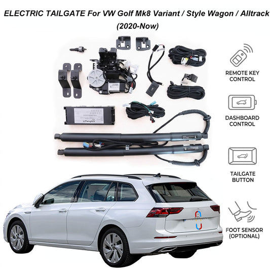 Electric Power Tailgate Lift for VW Golf Mk8 Variant / Style Wagon / Alltrack (2020-Now) | Volkswagen CG5 Estate Smart Trunk Upgrade | CE & FCC Certified