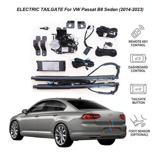 Electric Power Tailgate Lift for Volkswagen VW Passat B8 Sedan (2014-2023) | VW Passat Smart Trunk Opener Upgrade | CE & FCC Certified