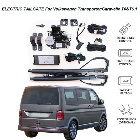 Electric Power Tailgate Lift for Volkswagen Transporter / Caravelle T6 & T6.1 (2016-2022) | VW T6.1 Smart Hatch Upgrade | CE & FCC Certified