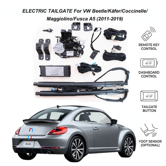 Electric Power Tailgate Lift for VW Beetle/Käfer/Coccinelle/Maggiolino/Fusca A5 (2011-2019) | Smart Hatch Upgrade | CE & FCC Certified
