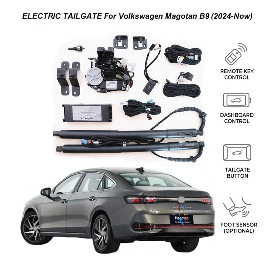 Electric Power Tailgate Lift for Volkswagen Magotan B9 (2024-Now) | VW Magotan Smart Trunk Opener Upgrade | CE & FCC Certified