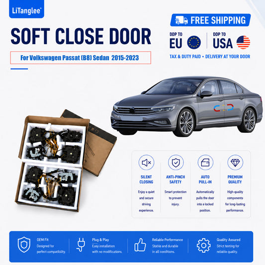 For Volkswagen Passat (B8) Sedan / Wagon 2015-2023 Premium Electric Soft Close Door Kit