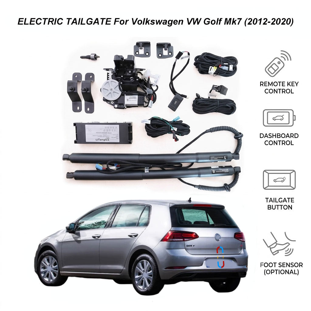 Elektrische Heckklappenöffnung für Volkswagen VW Golf Mk7 (2012–2020) | Intelligente Heckklappenöffnung für Volkswagen Golf | CE- & FCC-zertifiziert