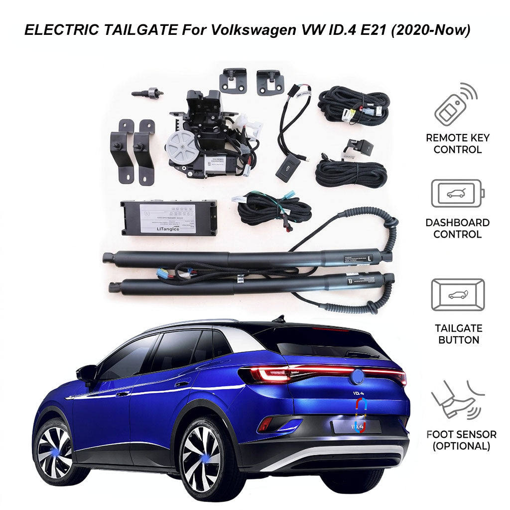 Elektrische Heckklappe für Volkswagen VW ID.4 E21 (2020-Jetzt) | Volkswagen Smart Trunk Opener Upgrade | CE & FCC zertifiziert
