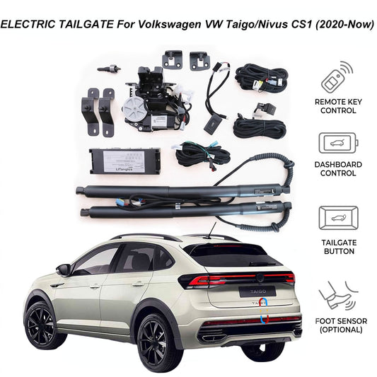 Electric Power Tailgate Lift for Volkswagen VW Taigo / Nivus CS1 (2020-Now) | Smart Coupe SUV Trunk Upgrade | CE & FCC Certified