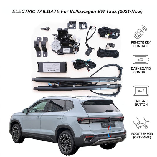 Elektrische Heckklappe für Volkswagen VW Taos (2021-Jetzt) | Volkswagen Smart Trunk Opener Upgrade | CE & FCC Zertifiziert