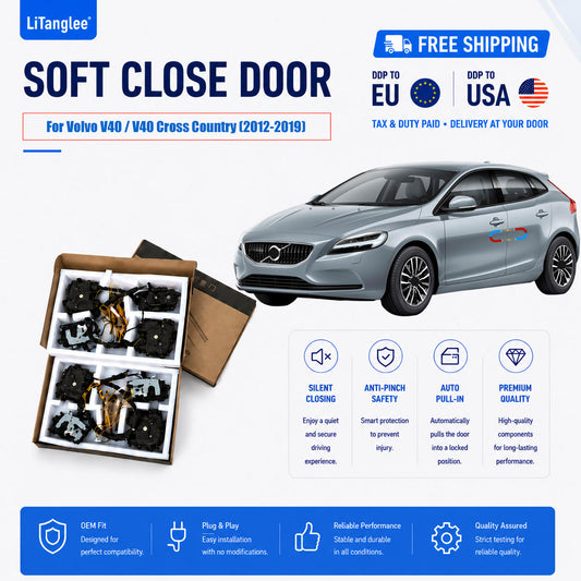 For Volvo V40 / V40 Cross Country (2012-2019)  4-Door Electric Soft Close System | LiTanglee