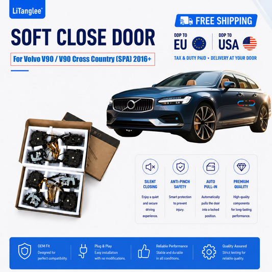 For Volvo V90 / V90 Cross Country (SPA) 2016+ 4-Door Electric Soft Close System | LiTanglee