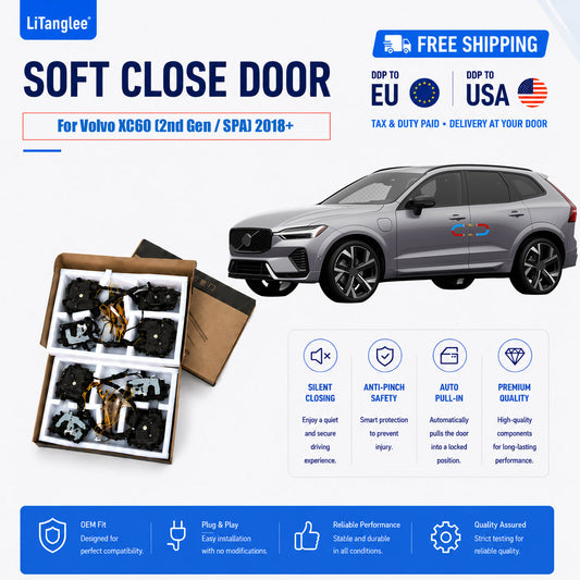 For Volvo XC60 (2nd Gen / SPA) 2018+ 4-Door Electric Soft Close System | LiTanglee
