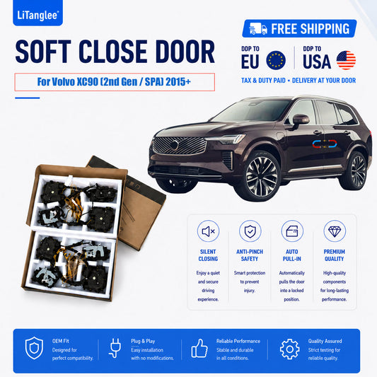 For Volvo XC90 (2nd Gen / SPA) 2015+ 4-Door Electric Soft Close System | LiTanglee