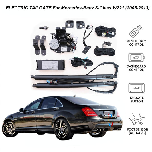 Elektrische Heckklappe für Mercedes-Benz S-Klasse W221 (2005-2013) | MB Smart Trunk Opener | CE & FCC zertifiziert